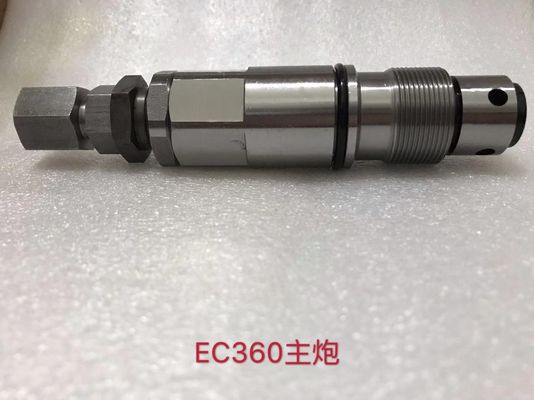 Κύρια ανακουφιστική βαλβίδα εκσκαφέα EC360 EC360B EC380D , εξαρτήματα μηχανημάτων κατασκευής ασφαλείας